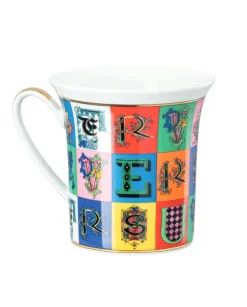 Porcelanowy kubek Christmas Holiday Alphabet