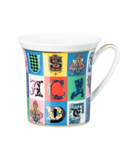 Porcelanowy kubek Christmas Holiday Alphabet