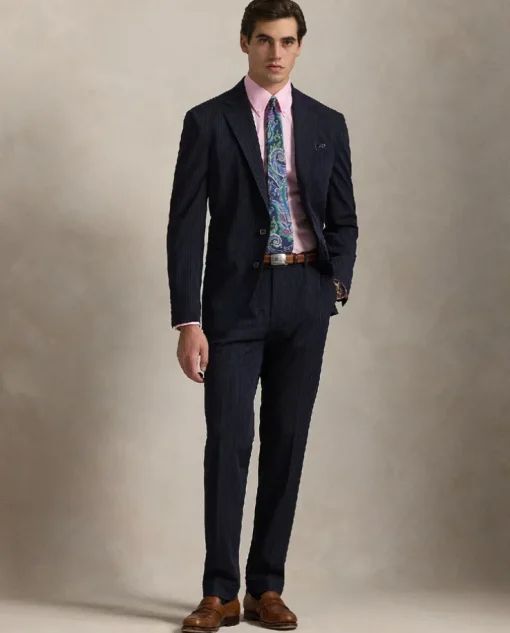 Różowa bawełniana koszula Slim Fit
