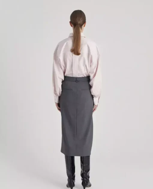 Różowa koszula w paski Girlboss Sophia