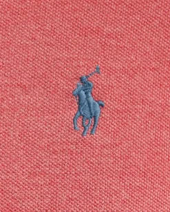 Różowa koszulka polo Custom Slim Fit