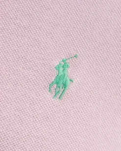 Różowa koszulka polo Custom Slim Fit