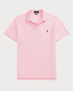 Różowa koszulka polo Slim Fit