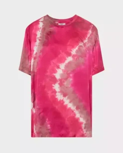 Różowa koszulka Tie dye