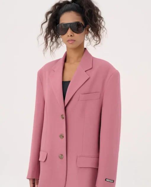 Różowa marynarka oversize Scarlet