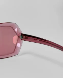 Różowe okulary przeciwsłoneczne