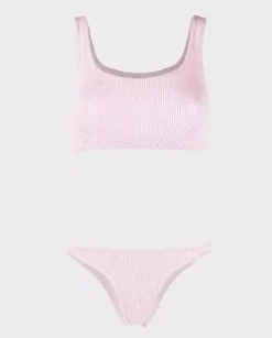 Różowy komplet bikini Ginny