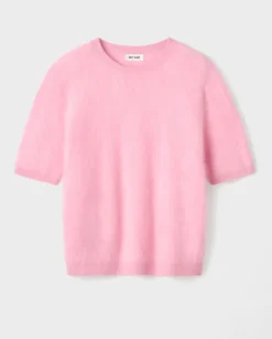 Różowy sweter z kaszmiru