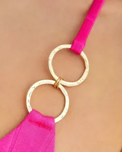 Różowy top od bikini Nadia