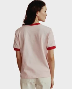 Różowy t-shirt Amore