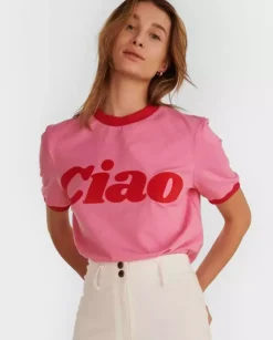 Różowy t-shirt Ciao