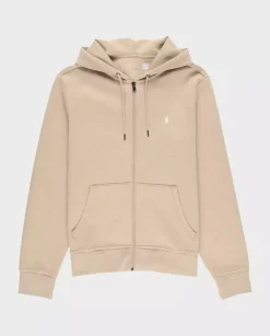 Rozpinana bluza z kapturem i logo