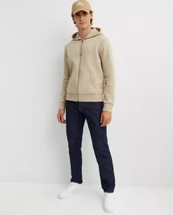 Rozpinana bluza z kapturem i logo
