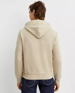 Rozpinana bluza z kapturem i logo