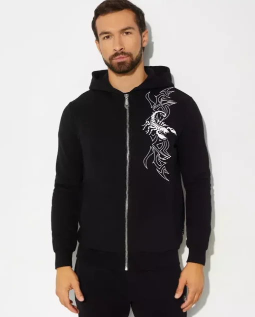 Rozpinana bluza z kapturem Skorpion