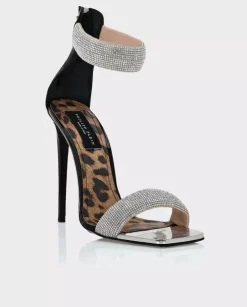 Sandały na szpilce z kryształami Hi-Heels Crystal