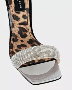 Sandały na szpilce z kryształami Hi-Heels Crystal