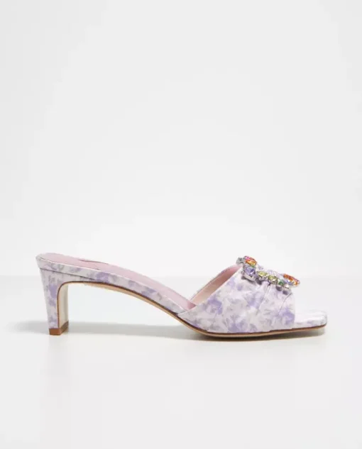 Satynowe mule SOPHIA WEBSTER X LOVE SHACK FANCY