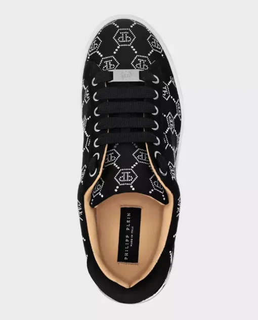 Satynowe sneakersy Lo-Top z monogramem