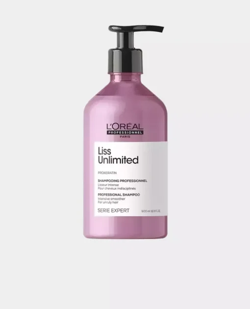 Serie Expert Liss Unlimited Shampoo szampon intensywnie wygładzający włosy niezdyscyplinowane 500ml