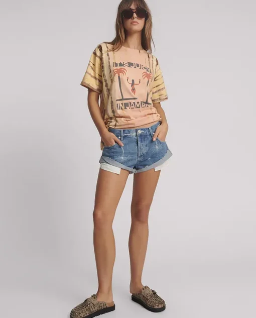 Shorty jeansowe z niskim stanem