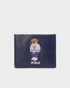 Skórzane etui na karty Polo Bear