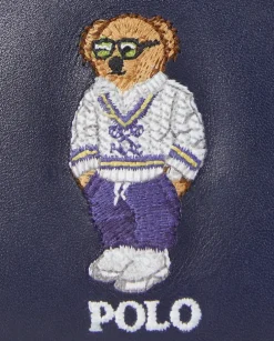 Skórzane etui na karty Polo Bear