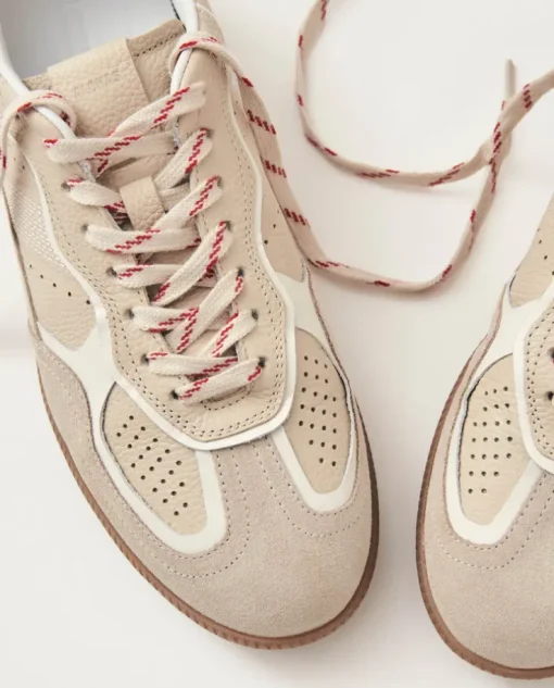 Skórzane sneakersy Tb.490 Rife Grain Cream
