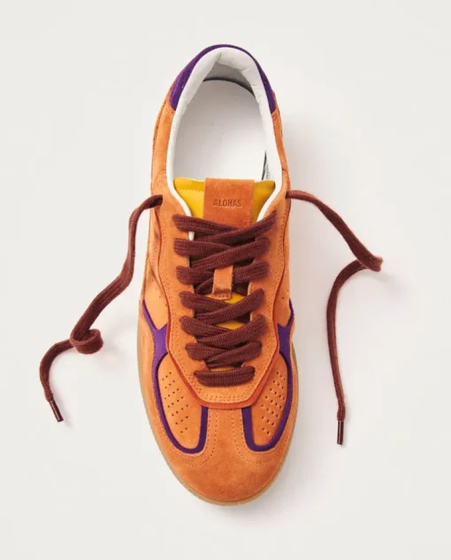 Skórzane sneakersy Tb.490 Rife Orange