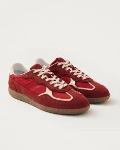 Skórzane sneakersy Tb.490 Rife Sheen Red
