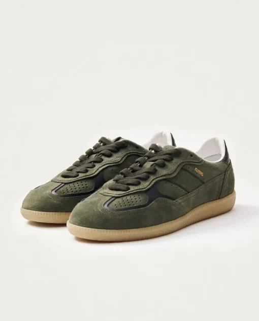 Skórzane sneakersy Tb.490 Rife Dusty Olive