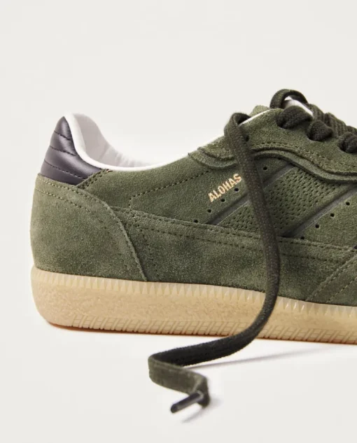 Skórzane sneakersy Tb.490 Rife Dusty Olive