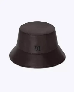 Skórzany kapelusz bucket Caran