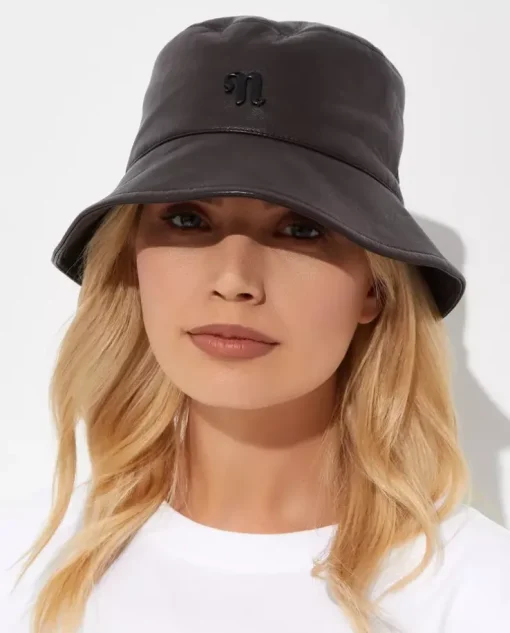 Skórzany kapelusz bucket Caran