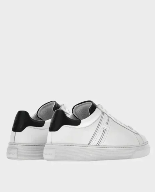 Sneakersy z czarnymi detalami H365