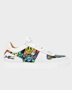 Sneakersy z kolorowym nadrukiem