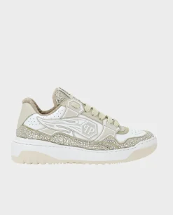 Sneakersy z kryształami