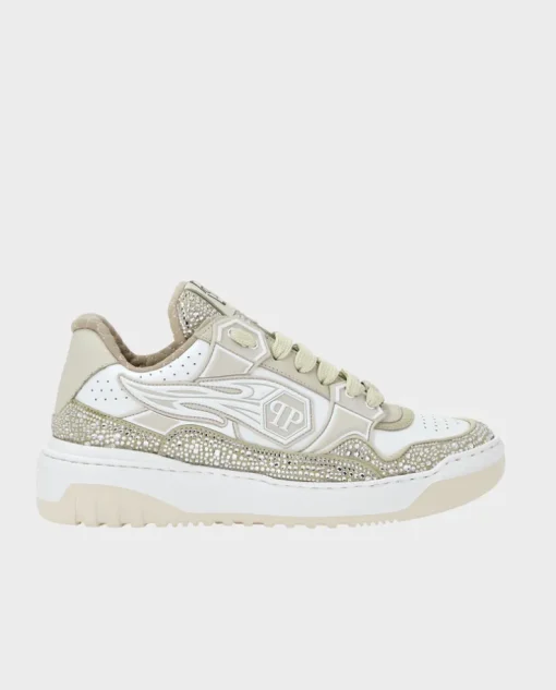 Sneakersy z kryształami
