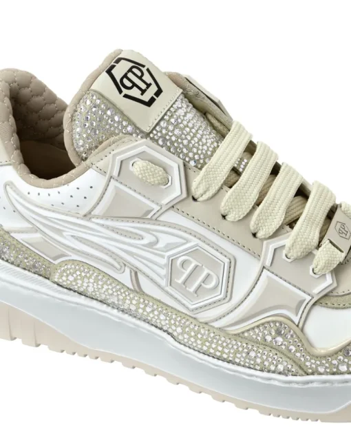 Sneakersy z kryształami