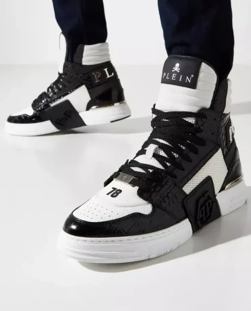 Sneakersy z tłoczeniem skóry krokodyla Phantom Kick$