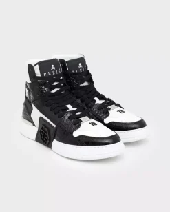 Sneakersy z tłoczeniem skóry krokodyla Phantom Kick$
