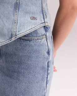 Spódnica jeansowa maxi