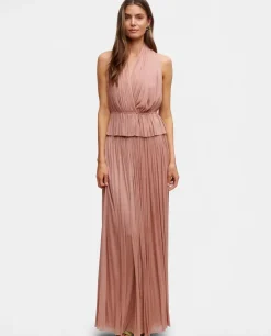 Spódnica maxi z jedwabiu Blush