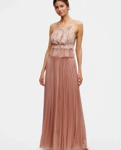 Spódnica maxi z jedwabiu Blush