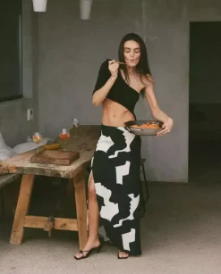 Spódnica z rozcięciem Rhea