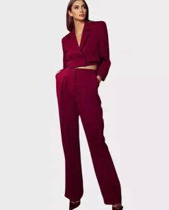 Spodnie Royal Burgundy Chic