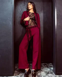 Spodnie z koronką Chic Comfort