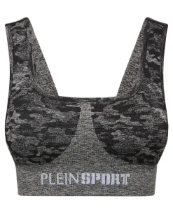 Sportowy top moro z logo