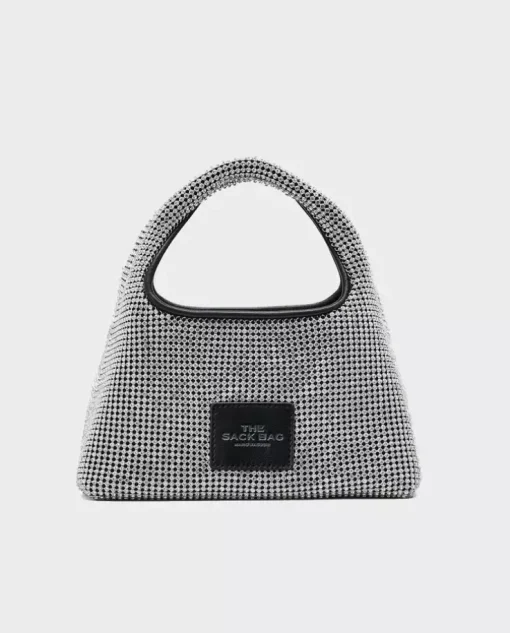 Srebrna torebka The Sack mini