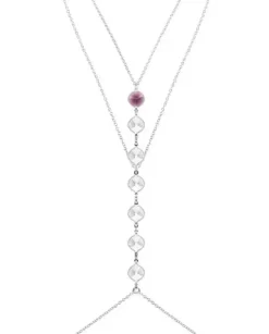Srebrny łańcuszek na ciało Violet Crown Energy